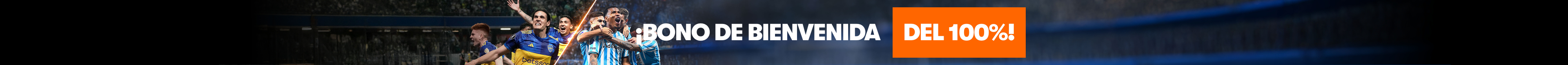 ¡Bono de bienvenida del 100%!