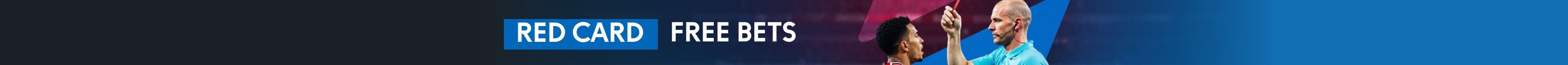 RED CARDS SCORE A €5 FREE BET