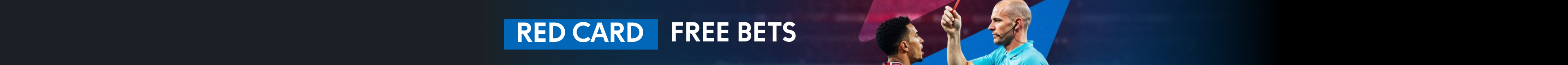 RED CARDS SCORE A €5 FREE BET